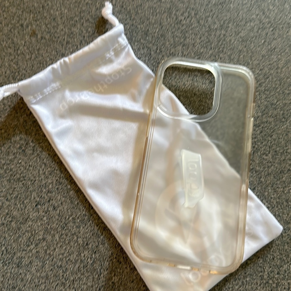 Clear Loopy for iPhone 14 Pro. Used for only a few months